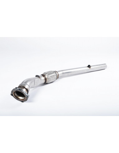 Stainless steel turbo downpipe decatalyst or Hi-Flow sports catalytic converter MILLTEK for VOLKSWAGEN Bora Golf 4 GTI 1.8 Turbo