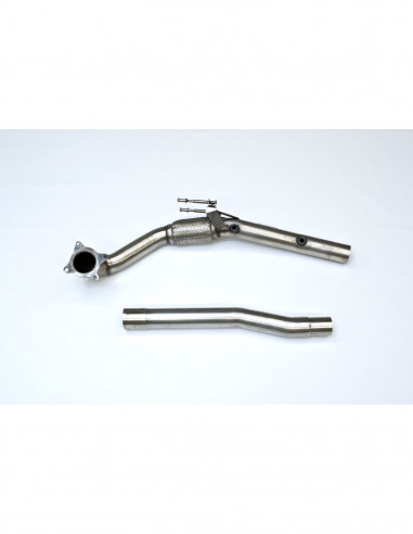 Milltek stainless steel Turbo Downpipe with replacement catalyst or Hi-Flow HJS or Race Volkswagen Scirocco 3 GT 2.0 TSI 200hp
