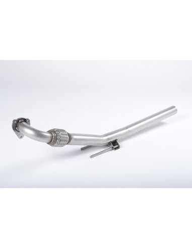 Milltek stainless steel turbo downpipe without catalyst for SEAT Ibiza including Cupra 1.9 TDI 130hp 160hp