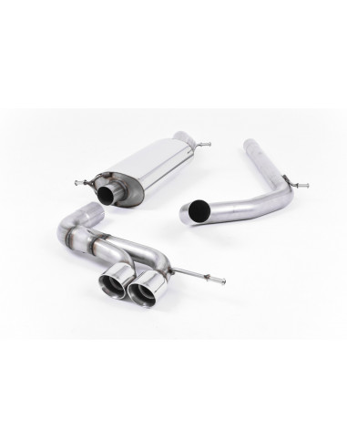 Exhaust line in Milltek stainless steel after original catalyst and without intermediate silencer Ibiza Cupra 6P 1.8 TFSI