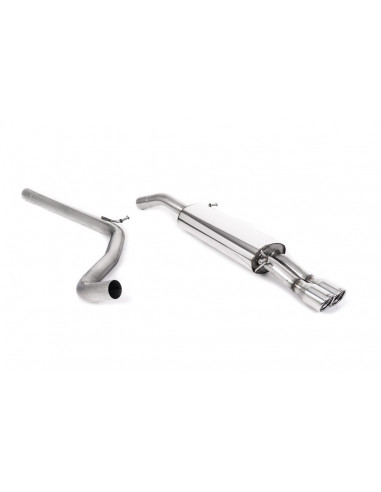 Exhaust line Milltek stainless steel after the original catalyst and with or without intermediate silencer Ibiza 6L FR 1.8 20VT