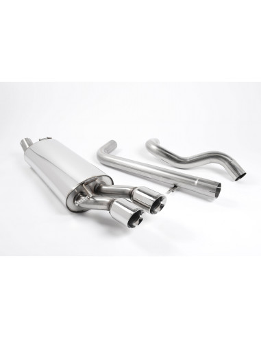 Exhaust line in Milltek stainless steel after original catalyst with or without intermediate silencer Leon Cupra 1M 1.8 20VT 180
