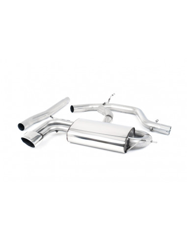 Milltek stainless steel exhaust line after particulate filter without intermediate silencer Seat Leon Cupra 1P 2.0 TDI