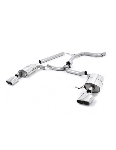 Milltek stainless steel exhaust line after catalyst with or without intermediate silencer Seat Leon Cupra ST 5F 2.0 TSI 280hp 29