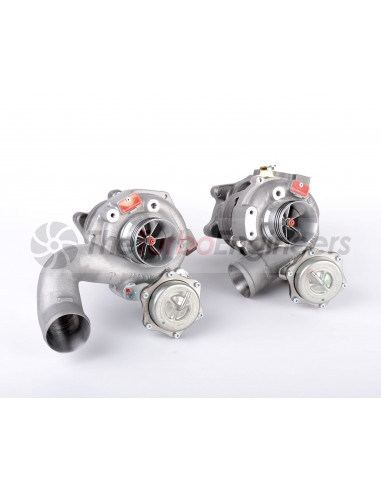 Rebuilt pair of TTE880 turbos for Audi S4 RS4 B5 and A6 C5 including Allroad 2.7 V6 Biturbo model