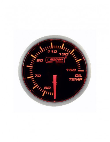 Prosport 52mm 150 Degree Oil Temperature Pressure Gauge with Probe and Wiring