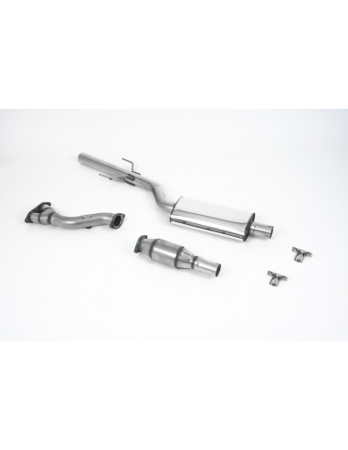 Complete Milltek stainless steel exhaust line with collector and with intermediate silencer for BMW M3 E30