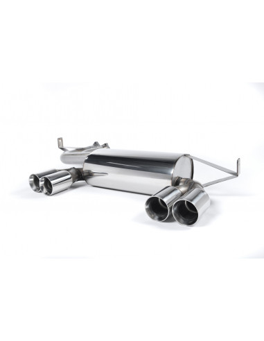 Milltek stainless steel rear silencer BMW M3 E46 3.2 Coupe Cabriolet included CLS model