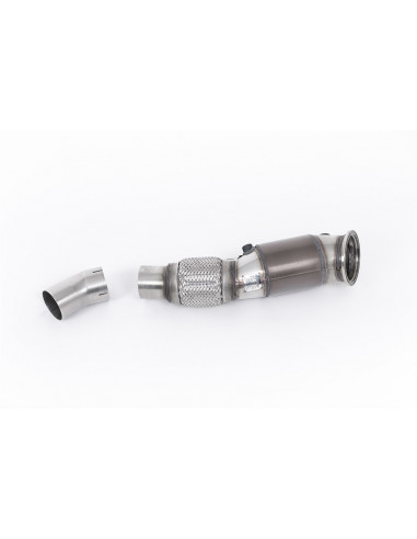 Downpipe inox Milltek avec décatalyseur ou catalyseur sport HJS Hi-flow pour BMW série 2 G42 M240i Coupé XDrive 374cv