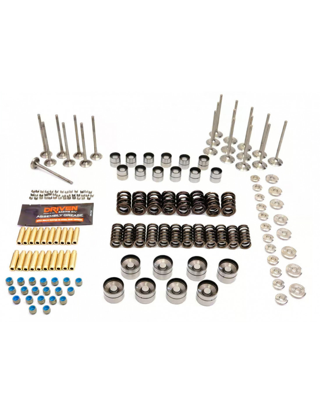Ultimate High BOOST cylinder head kit, valves, springs, reinforced guide  cups, for 1.8 Turbo 20VT Audi A3 S3 8L TT 8N Golf engin