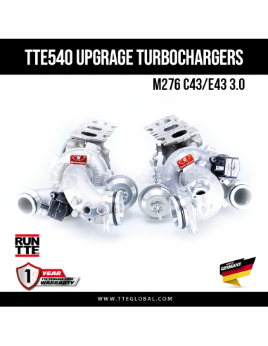 Turbo TTE540 pour MERCEDES C43 E43 AMG M276 3.0 V6 BiTurbo
