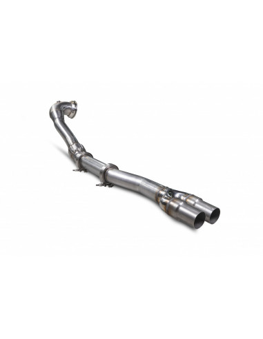 Downpipe Decatalyst or Sports Catalyst Scorpion 100mm for AUDI RS3 8V 2.5 TFSi 367cv