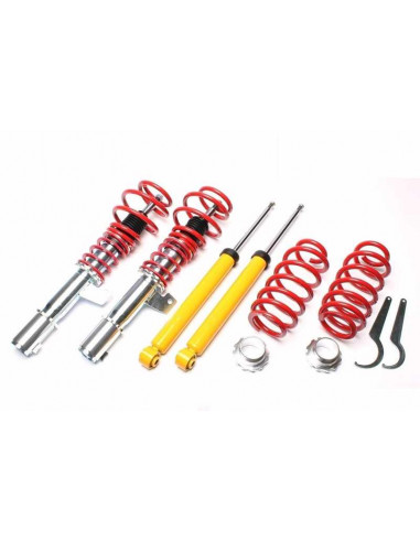 Kit Combinés Filetés Réglable TA-Technix pour Audi A3 8P - Combinés Filetés Golf 3 pas cher Kit Combinés Filetés Réglable TA-Technix pour Audi A3 8P - Combinés Filetés Golf 3 pas cher