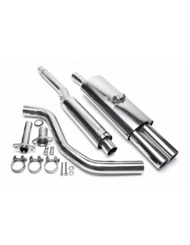 Group A stainless steel exhaust line for Volkswagen Polo 86C G40