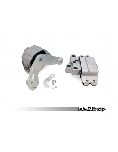 Supports moteur renforcés CNC aluminium 034Motorsport pour AUDI TTRS 8J 2.5 TFSI de 2009 à 2013