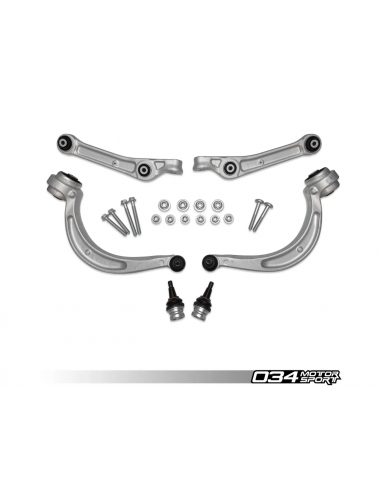 Reinforced front suspension arms 034Motorsport for AUDI A4 A5 RS4 RS5 S4 S5 B9 B9.5 2.0 TFSI 2.9 TFSI 3.0 TFSI