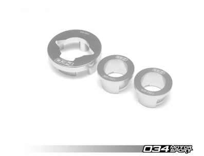 Aluminum insert rear differential support 034Motorsport for AUDI A4 A5 S4 S5 RS5 Allroad B9 B9.5