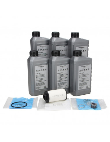 Kit Drain Pack Caja de Cambios DSG DQ250 02E 6 velocidades ACEITE + FILTRO + JUNTAS + TAPÓN – PIEZA 100% ORIGINAL VW / AUDI