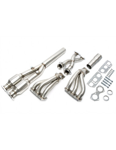 Stainless steel downpipe and catalysts for Volkswagen Golf 4 R32 / Audi TT 8N 3.2