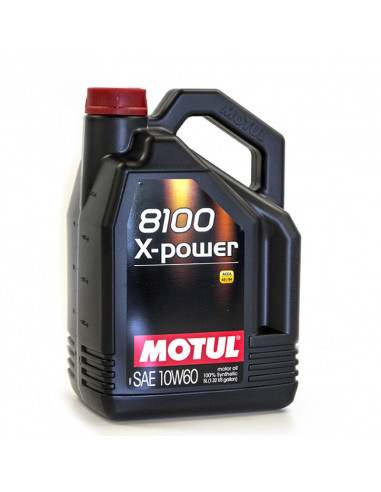 Bidon 5L Huile Motul X-Power 10W60 ACEA A3 / B4