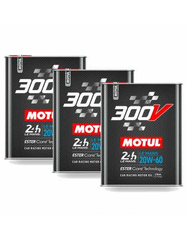 Huile Motul 300V Le Mans 20w60 (3 x 2L)