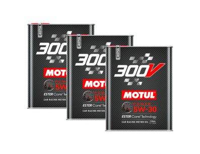 MOTUL 300V 5W-30 エンジンオイル 2リットル×2本　フランス製 Motul 300V Power 5W-30 (2L) – Mountune USA