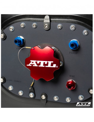 Réservoir essence horizontal rigide 20L ATL 329x329x225mm compatible norme FIA FT3 1999