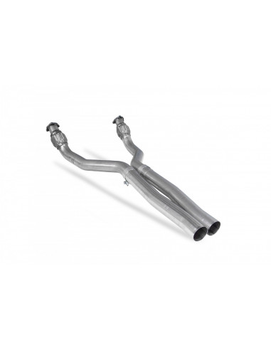 Downpipe decatalysts or sport catalyst SCORPION AUDI RS6 RS7 C7 from 2012 to 2018