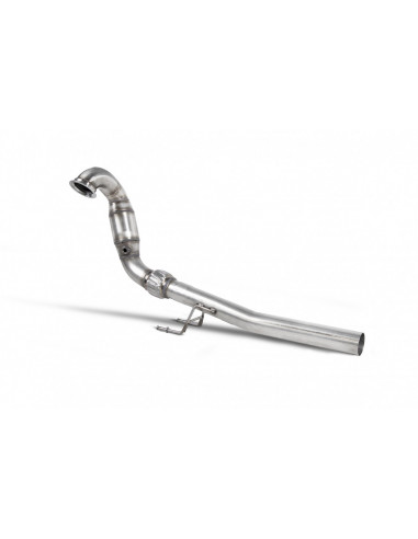 Downpipe decatalysts or sport catalyst SCORPION for VOLKSWAGEN Polo GTI 1.8T 6C from 2015 to 2017