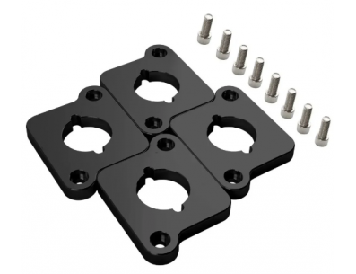 4 TFSI to 1.8T 20VT CNC Coil Adapters Red/Black | STR Performance