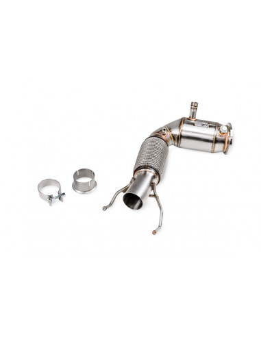 Downpipe decatalysts or sport catalyst SCORPION BMW F40 128TI GPF from 2021 to 2024