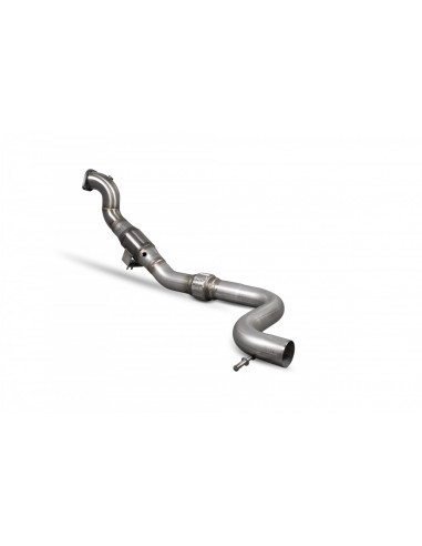 Downpipe decatalysts or sport catalyst SCORPION for FORD Mustang 2.3L Ecoboost PFL model without GPF from 2015 to 2018