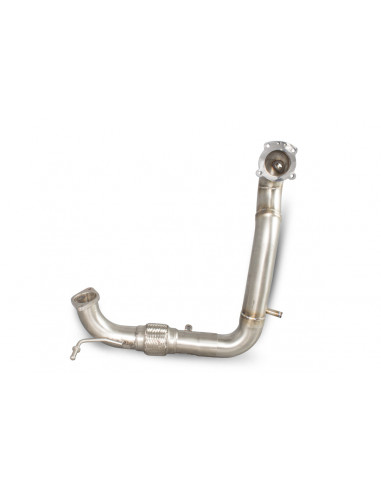 Downpipe decatalysts or sport catalyst SCORPION FORD Fiesta MK7 1.0T Ecoboost from 2013 to 2017