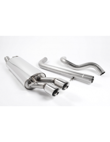 Milltek exhaust after original catalyst with or without intermediate silencer Volkswagen Golf 4 GTI 20th 1.8T 20vt