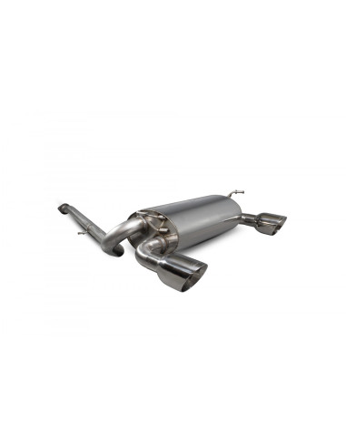 Half-line catback without intermediate silencer SCORPION NISSAN 350Z from 2003 to 2010