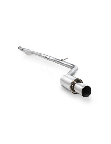 Scorpion Inox Half-Line 80mm Sin FAP para Toyota Supra A90 3.0 Turbo con FAP