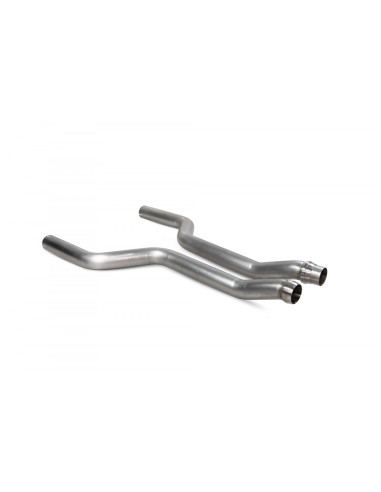 SCORPION sport decatalyst downpipe for MERCEDES C-Class C63 AMG from 2008 to 2014