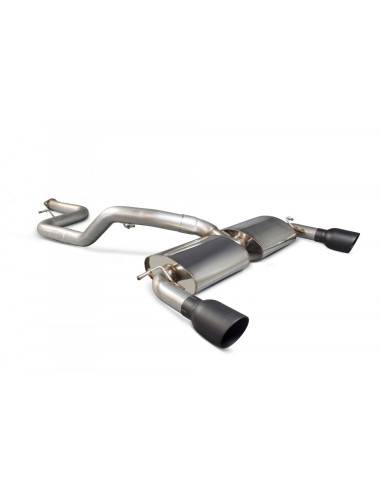 Half-line catback without intermediate silencer SCORPION for FORD Focus MK2 ST225 from 2006 to 2011