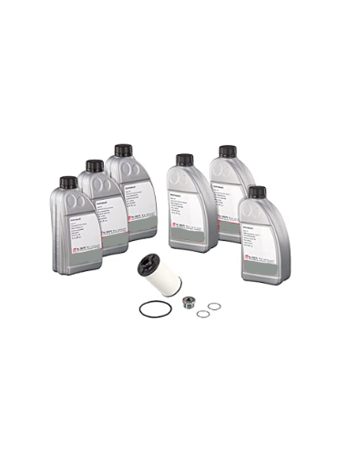 Gearbox Oil Change Kit DSG DQ250 02E 6 speed OIL + FILTER + SEALS + PLUG