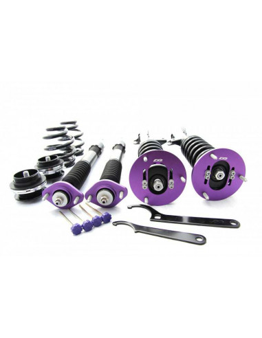 D2 Racing Circuit BMW M3 E46 coilover kit with separate rear springs