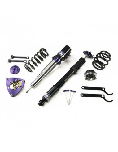 Kit Coilovers D2 Racing Rally Asphalt BMW M3 E46 con resortes traseros combinados