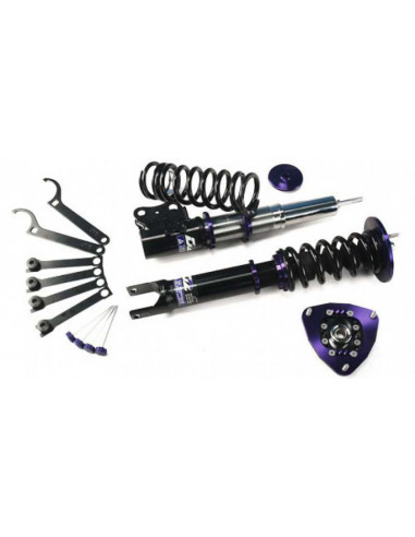 Kit de suspensión roscada D2 Racing Rally Earth / Snow Resortes traseros combinados BMW M3 E36 3.0L y 3.2L