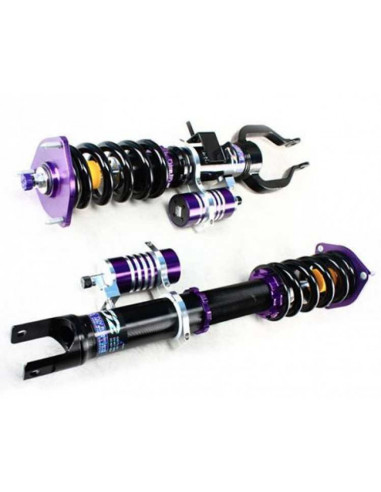 D2 Super Racing BMW E36 Coilovers Kit 4-cylinder rear springs separated