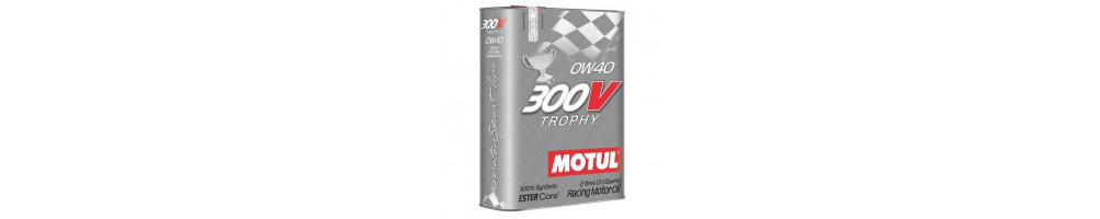 Aceite de motor Motul 300v 0w40 TROPHY al mejor precio más bajo aquí - no es caro - Entrega en todo el mundo DOM TOM