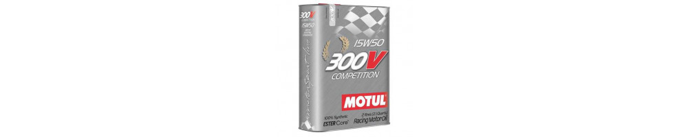 Gama de competencia de aceite de motor Motul 300v 15w50 al mejor precio más bajo aquí - no es caro - Entrega en todo el mundo DOM TOM